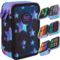 Ilustracja produktu CoolPack Jumper 3 Piórnik Trzykomorowy Z Wyposażeniem Star Night F067830