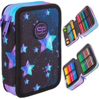 Ilustracja produktu CoolPack Jumper 2 Piórnik Dwukomorowy Z Wyposażeniem Star Night F066830