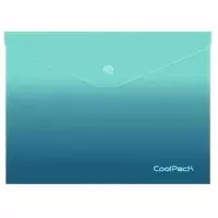 Ilustracja produktu Coolpack Koperta na Dokumenty A4 Zatrzask Gradient Blue Lagoon 31237CP