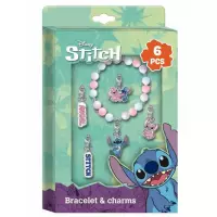 Ilustracja Kids Licensing Zestaw Bransoletka i Zawieszki Stitch 890595
