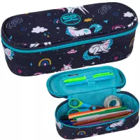 Ilustracja produktu Coolpack Campus Piórnik Tuba Usztywniona z Organizerem Mrs Unicorn F062935
