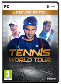 Ilustracja produktu Tennis World Tour Legends Edition (PC) DIGITAL (klucz STEAM)