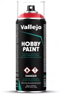 Ilustracja produktu Vallejo: 28.023 - Hobby Paint Spray - Bloody Red (400 ml)