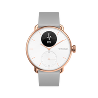 Ilustracja produktu Withings Scanwatch - zegarek z funkcją EKG, pomiarem pulsu i SPO2 oraz mierzeniem aktwyności fizycznej i snu (38mm, rose gold)
