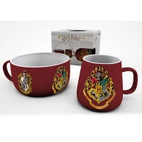 Ilustracja produktu Zestaw Śniadaniowy Harry Potter Herb: Miska + Kubek