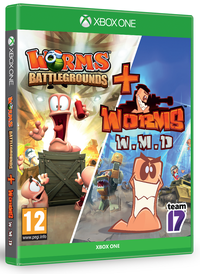 Ilustracja produktu Worms Battlegrounds + Worms W.M.D. (Xbox One)