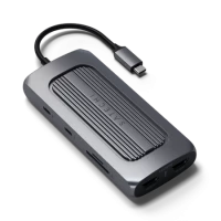 Ilustracja produktu Satechi Multiport Adapter - Adapter do Urządzeń Mobilnych USB-C Space Gray