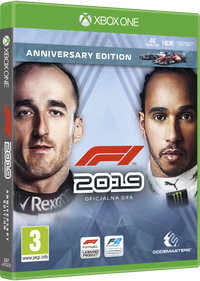 Ilustracja produktu F1 2019 Anniversary Edition PL (Xbox One)