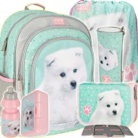Ilustracja produktu Starpak Zestaw Szkolny 6el. Doggy Plecak 485878 + Piórnik 485882 + Tuba 485881 + Worek 485880 + Zestaw 447908