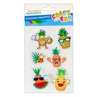 Ilustracja Craft With Fun Ozdoba Dekoracyjna Ananas Naklejki 439346