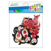 Ilustracja produktu Craft With Fun Ozdoba Dekoracyjna Pingwin Filc 463689