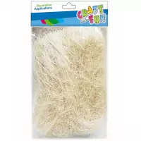 Ilustracja Craft With Fun Ozdoba Dekoracyjna Włókno Sizal Ecru 471475