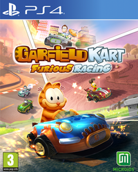 Ilustracja Garfield Kart Furious Racing (PS4)