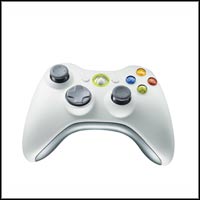 Ilustracja Xbox 360 Microsoft Wireless Controller White