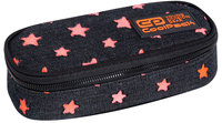 Ilustracja CoolPack Campus Piórnik Tuba Usztywniona Z Organizerem Orange Stars C62135