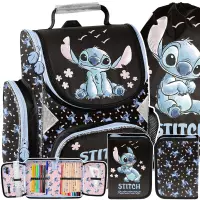 Ilustracja produktu Paso Zestaw Szkolny 3el. Stitch Tornister DS25GG-525 + Piórnik DS25GG-P001 + Worek DS25GG-712