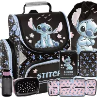 Ilustracja produktu Paso Zestaw Szkolny 5el. Stitch Tornister DS25GG-525 + Piórnik DS25GG-P001BW + Worek DS25GG-712