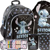 Ilustracja produktu Paso Zestaw Szkolny 3el. Stitch Plecak DS25GG-090 + Piórnik DS25GG-P001 + Worek DS25GG-712