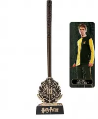 Ilustracja produktu Harry Potter Długopis Różdżka + Stojak z Zakładką 3D - Cedric Diggory