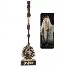 Ilustracja Harry Potter Długopis Różdżka + Stojak z Zakładką 3D - Albus Dumbledore