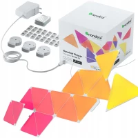 Ilustracja produktu Nanoleaf Shapes Triangles Smarter Kit - panele świetlne (15 paneli świetlnych)