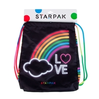 Ilustracja produktu Starpak Worek Szkolny na Obuwie WF Rainbow 449860