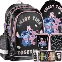 Ilustracja produktu Paso Zestaw Szkolny 3el. Stitch Together Plecak DS25AA-081 + Piórnik DS25AA-P001 + Worek DS25AA-712