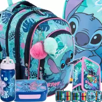 Ilustracja produktu St.Majewski Zestaw Szkolny 5el. BPL-58 Stitch Stay Cool 683091 + Worek 686276 + Piórnik 686719 + STLO9913 + STLO9903