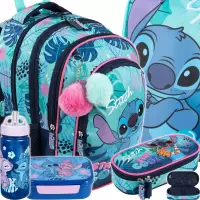 Ilustracja produktu St.Majewski Zestaw Szkolny 5el. BPL-58 Stitch Stay Cool 683091 + Worek 686276 + Piórnik 686306 + STLO9913 + STLO9903