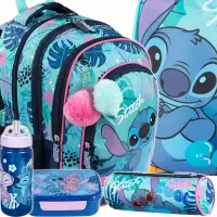 Ilustracja produktu St.Majewski Zestaw Szkolny 5el. BPL-58 Stitch Stay Cool 683091 + Worek 686276 + Piórnik 686283 + STLO9913 + STLO9903
