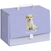Ilustracja produktu  Interdruk Teczka z Rączką XXL C4 Puppy Sign 348609