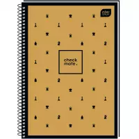 Ilustracja produktu Interdruk Kołozeszyt A4 80 Kartek Kratka Soft Touch Chess 314000