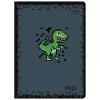 Ilustracja produktu Interdruk Zeszyt A5 16 kartek kolorowa 3linia UV Pixel 366498