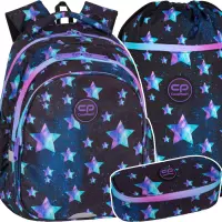 Ilustracja produktu CoolPack Zestaw Szkolny Star Night  3el. Plecak F029830+ Piórnik F062830 + Worek F070830