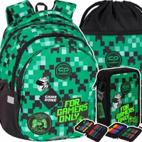 Ilustracja produktu  CoolPack Zestaw Szkolny Game Zone 3el. Plecak F029826+ Piórnik F066826 + Worek F070826