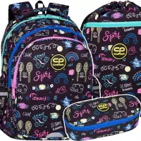 Ilustracja produktu CoolPack Zestaw Szkolny Tennis Star 3el. Plecak F029691 + Piórnik F062691 + Worek F070691