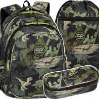 Ilustracja CoolPack Zestaw Szkolny Adventure Park 3el. Plecak F029672 + Piórnik F062672 + Worek F070672