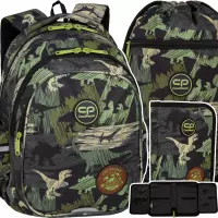 Ilustracja  CoolPack Zestaw Szkolny Adventure Park 3el. Plecak F029672 + Piórnik F076672 + Worek F070672