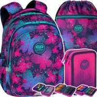 Ilustracja produktu CoolPack Zestaw Szkolny Wishe 3el. Plecak E29538+ Piórnik E67508 + Worek E70538