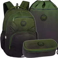 Ilustracja CoolPack Zestaw Szkolny Gradient Grass 3el. Plecak F099757 + Worek F070757 + Piórnik F062757