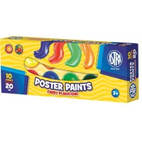 Ilustracja Astra Farby Plakatowe 10 Kolorów 20ml 301115004