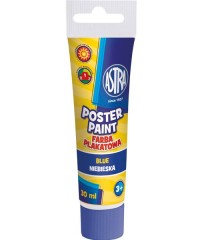 Ilustracja Astra Farba Plakatowa Tuba 30ml Niebieska 83110905