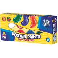 Ilustracja Astra Farby Plakatowe 8 Kolorów 20ml 83112903