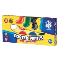 Ilustracja Astra Farby Plakatowe 8 Kolorów 10ml 831139010