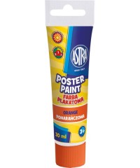 Ilustracja Astra Farba Plakatowa Tuba 30ml Pomarańczowa 301107001