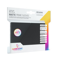 Ilustracja produktu Gamegenic: Matte Prime CCG Sleeves (66x91 mm) - Koszulki na Karty - Black 100 sztuk