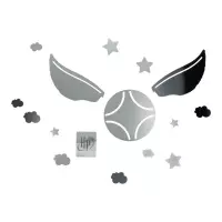 Ilustracja Zestaw Naklejek Ściennych Harry Potter Złoty Znicz 50 szt.