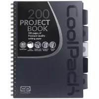 Ilustracja produktu Coolpack Kołozeszyt Szary A4 100 Kartek Kratka 94160CP