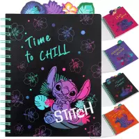 Ilustracja produktu Coolpack Kołozeszyt Stitch Black 2 A5 100 Kartek Kratka 91750PTR