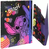 Ilustracja produktu Coolpack Teczka z Gumką Przestrzenna A4 Stitch Black wzór 1 91828PTR